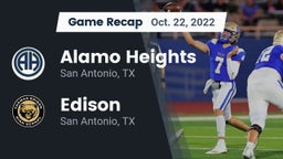 Recap: Alamo Heights  vs. Edison  2022