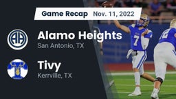 Recap: Alamo Heights  vs. Tivy  2022