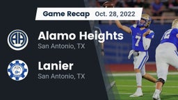 Recap: Alamo Heights  vs. Lanier  2022