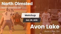 Matchup: North Olmsted High vs. Avon Lake  2016