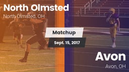 Matchup: North Olmsted High vs. Avon  2017