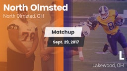 Matchup: North Olmsted High vs. L 2017