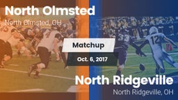 Matchup: North Olmsted High vs. North Ridgeville  2017