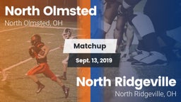 Matchup: North Olmsted High vs. North Ridgeville  2019