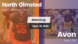 Matchup: North Olmsted High vs. Avon  2020