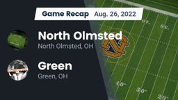 Recap: North Olmsted  vs. Green  2022