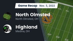 Recap: North Olmsted  vs. Highland  2022