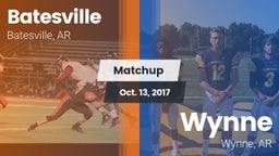 Matchup: Batesville High vs. Wynne  2017