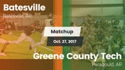Matchup: Batesville High vs. Greene County Tech  2017