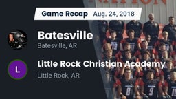 Recap: Batesville  vs. Little Rock Christian Academy  2018