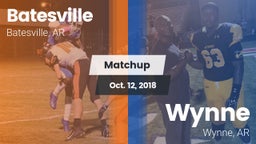 Matchup: Batesville High vs. Wynne  2018