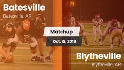 Matchup: Batesville High vs. Blytheville  2018