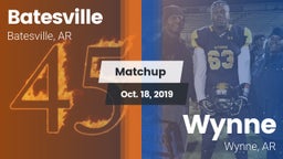 Matchup: Batesville High vs. Wynne  2019