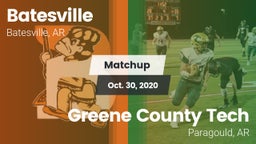 Matchup: Batesville High vs. Greene County Tech  2020