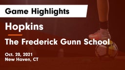 Hopkins  vs The Frederick Gunn School Game Highlights - Oct. 20, 2021