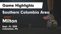 Southern Columbia Area  vs Milton  Game Highlights - Sept. 23, 2020