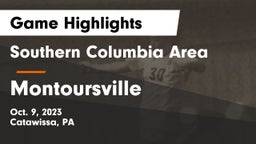 Southern Columbia Area  vs Montoursville  Game Highlights - Oct. 9, 2023