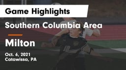 Southern Columbia Area  vs Milton  Game Highlights - Oct. 6, 2021