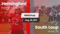 Matchup: Hemingford High vs. South Loup  2017