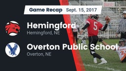 Recap: Hemingford  vs. Overton Public School 2017