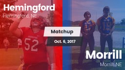 Matchup: Hemingford High vs. Morrill  2017