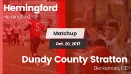 Matchup: Hemingford High vs. Dundy County Stratton  2017