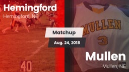 Matchup: Hemingford High vs. Mullen  2018
