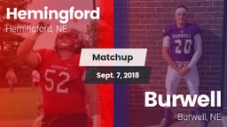 Matchup: Hemingford High vs. Burwell  2018