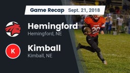 Recap: Hemingford  vs. Kimball  2018