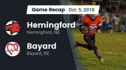 Recap: Hemingford  vs. Bayard  2018