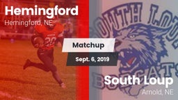 Matchup: Hemingford High vs. South Loup  2019