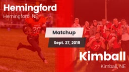 Matchup: Hemingford High vs. Kimball  2019