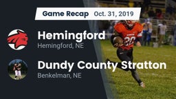 Recap: Hemingford  vs. Dundy County Stratton  2019