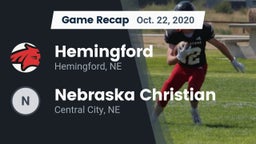 Recap: Hemingford  vs. Nebraska Christian  2020