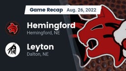 Recap: Hemingford  vs. Leyton  2022
