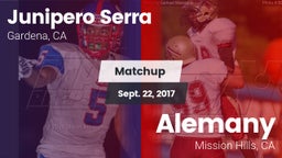 Matchup: Junipero Serra HS vs. Alemany  2017