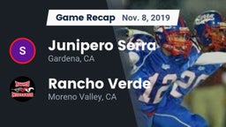 Recap: Junipero Serra  vs. Rancho Verde  2019