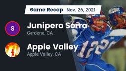 Recap: Junipero Serra  vs. Apple Valley  2021