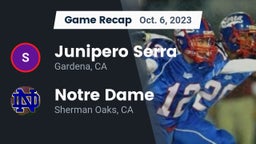 Recap: Junipero Serra  vs. Notre Dame  2023