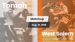 Matchup: Tomah  vs. West Salem  2018