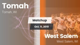 Matchup: Tomah  vs. West Salem  2019