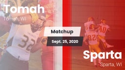 Matchup: Tomah  vs. Sparta  2020