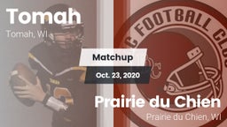 Matchup: Tomah  vs. Prairie du Chien  2020