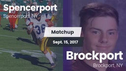 Matchup: Spencerport High Sch vs. Brockport  2017