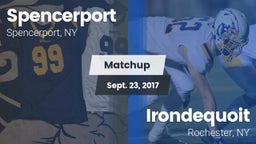 Matchup: Spencerport High Sch vs. Irondequoit  2017