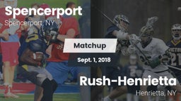 Matchup: Spencerport High Sch vs. Rush-Henrietta  2018