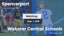 Matchup: Spencerport High Sch vs. Webster Central Schools 2018