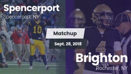 Matchup: Spencerport High Sch vs. Brighton  2018
