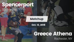 Matchup: Spencerport High Sch vs. Greece Athena  2018