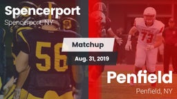 Matchup: Spencerport High Sch vs. Penfield  2019